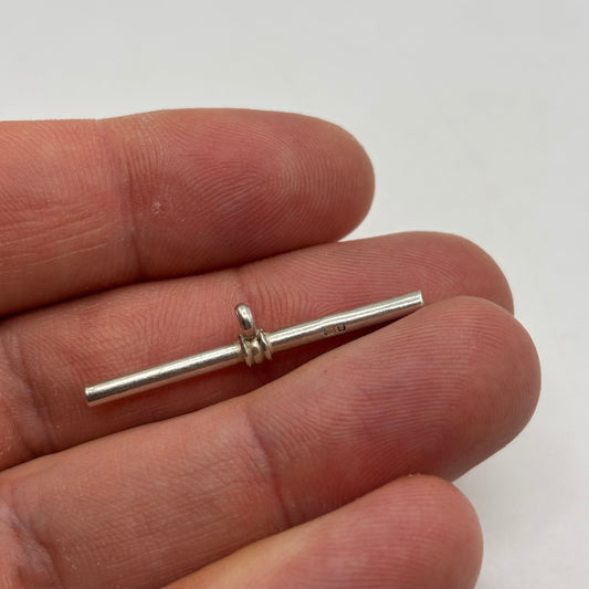 Silver T-Bar Pendant