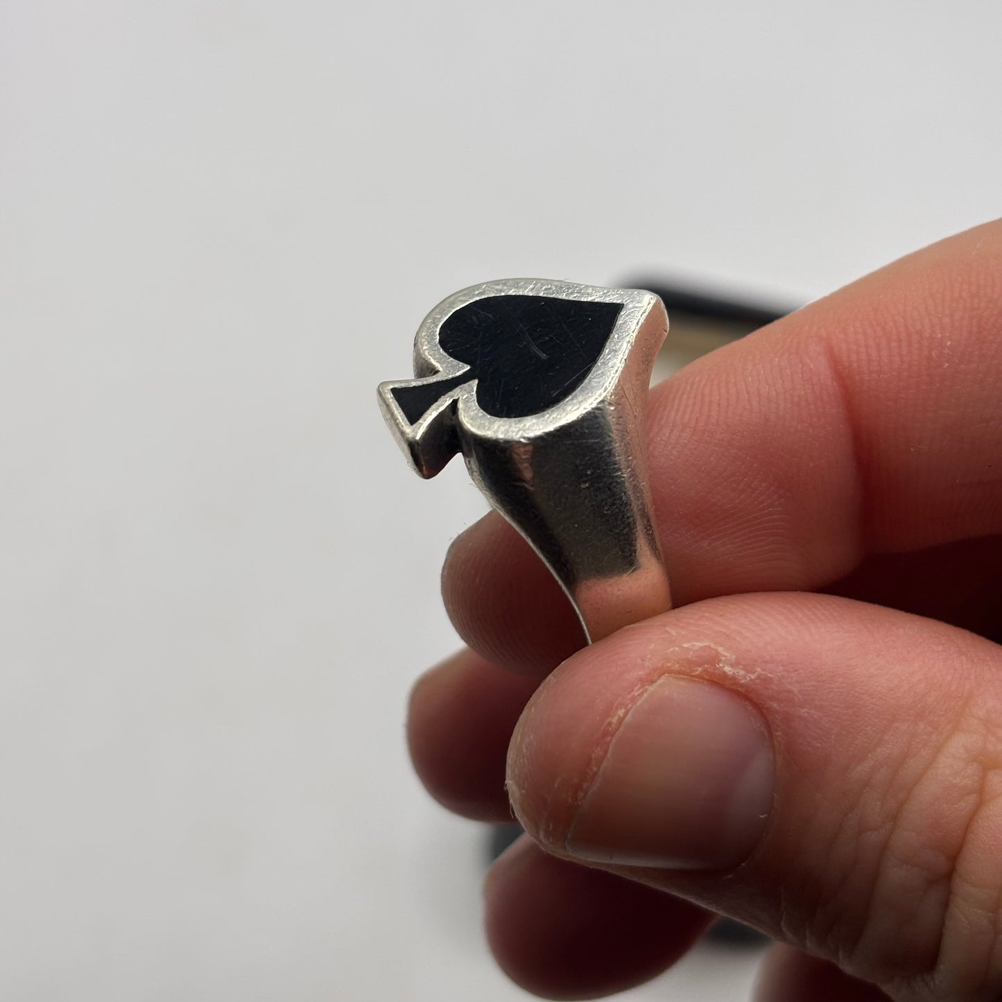 The Great Frog Ace Of Spades Enamel Ring