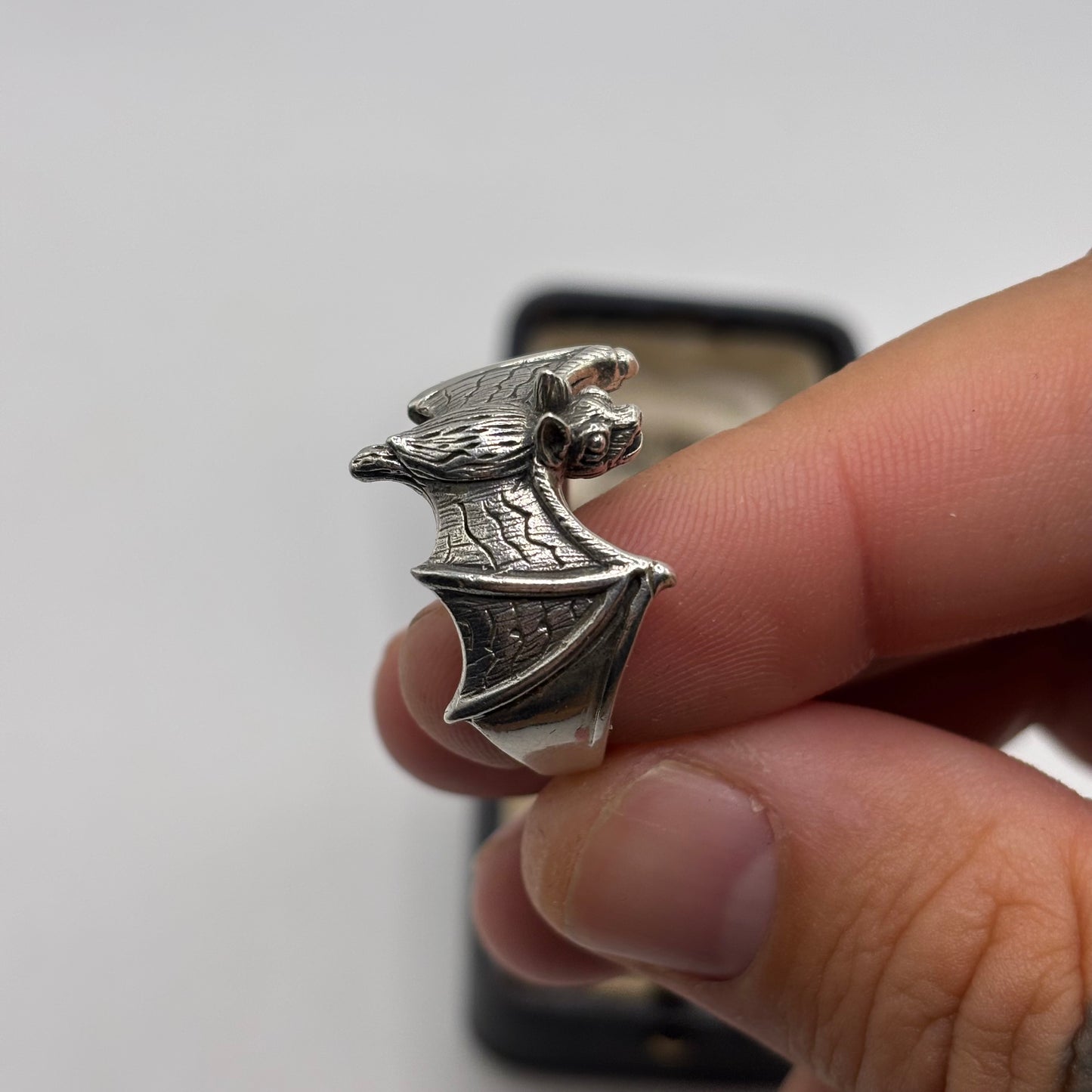 Silver Bat Ring (W)