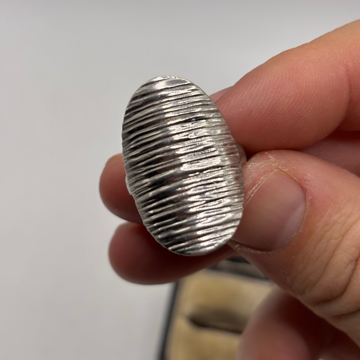 Silver Abstract Ring