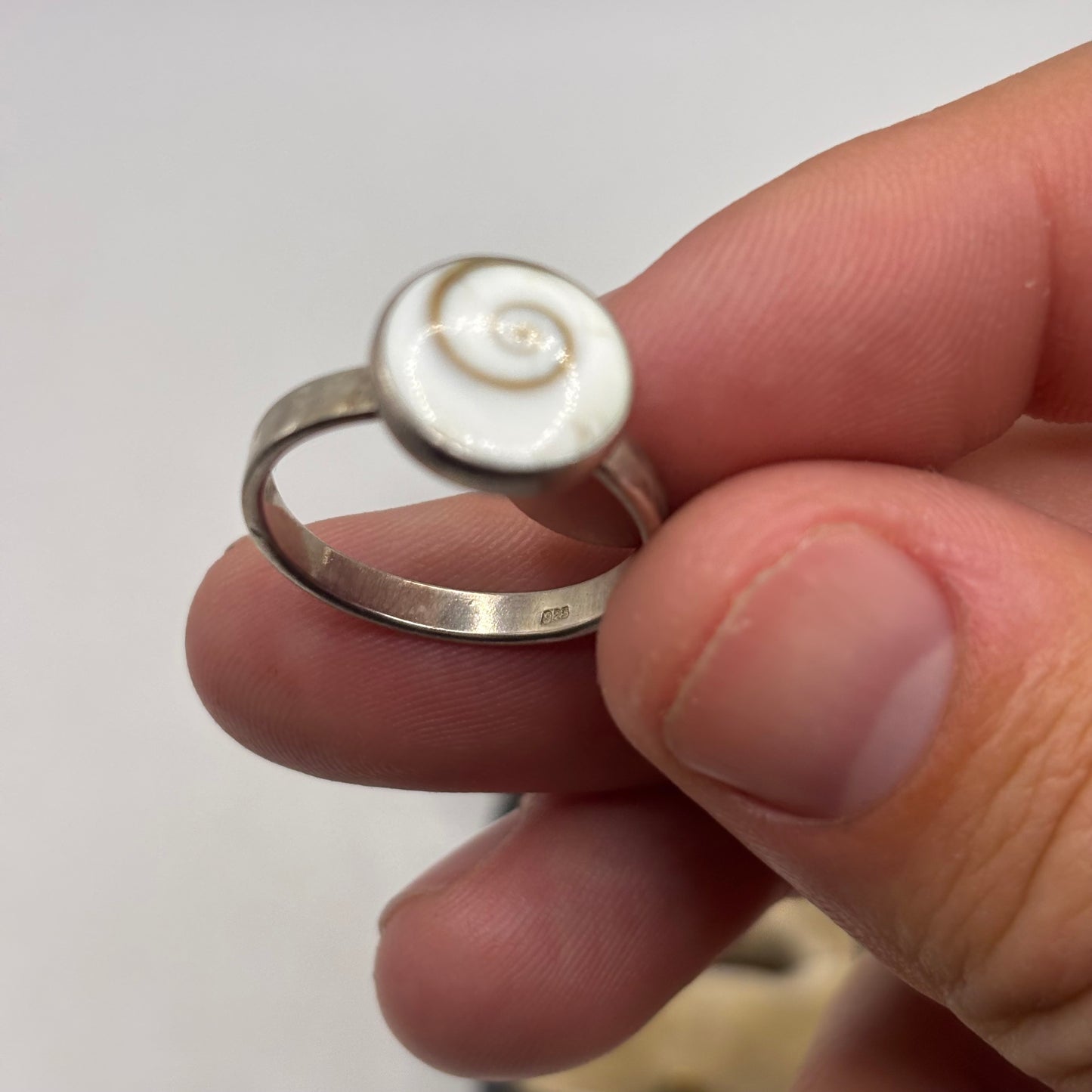 Silver Shell Ring (S)
