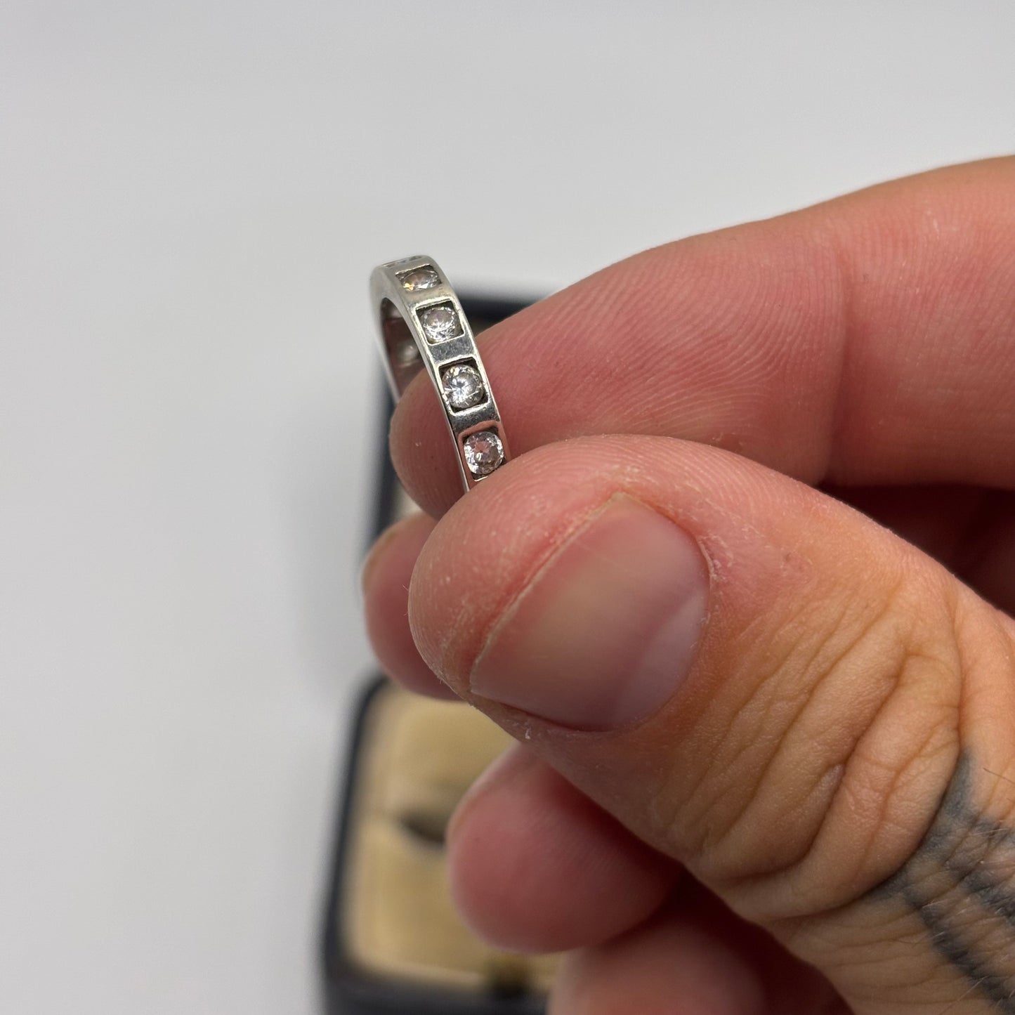 Silver CZ Ring (K)