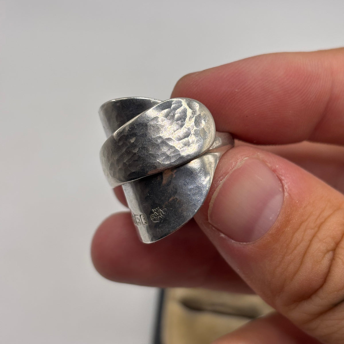 Silver Heavy Spoon Ring (T)