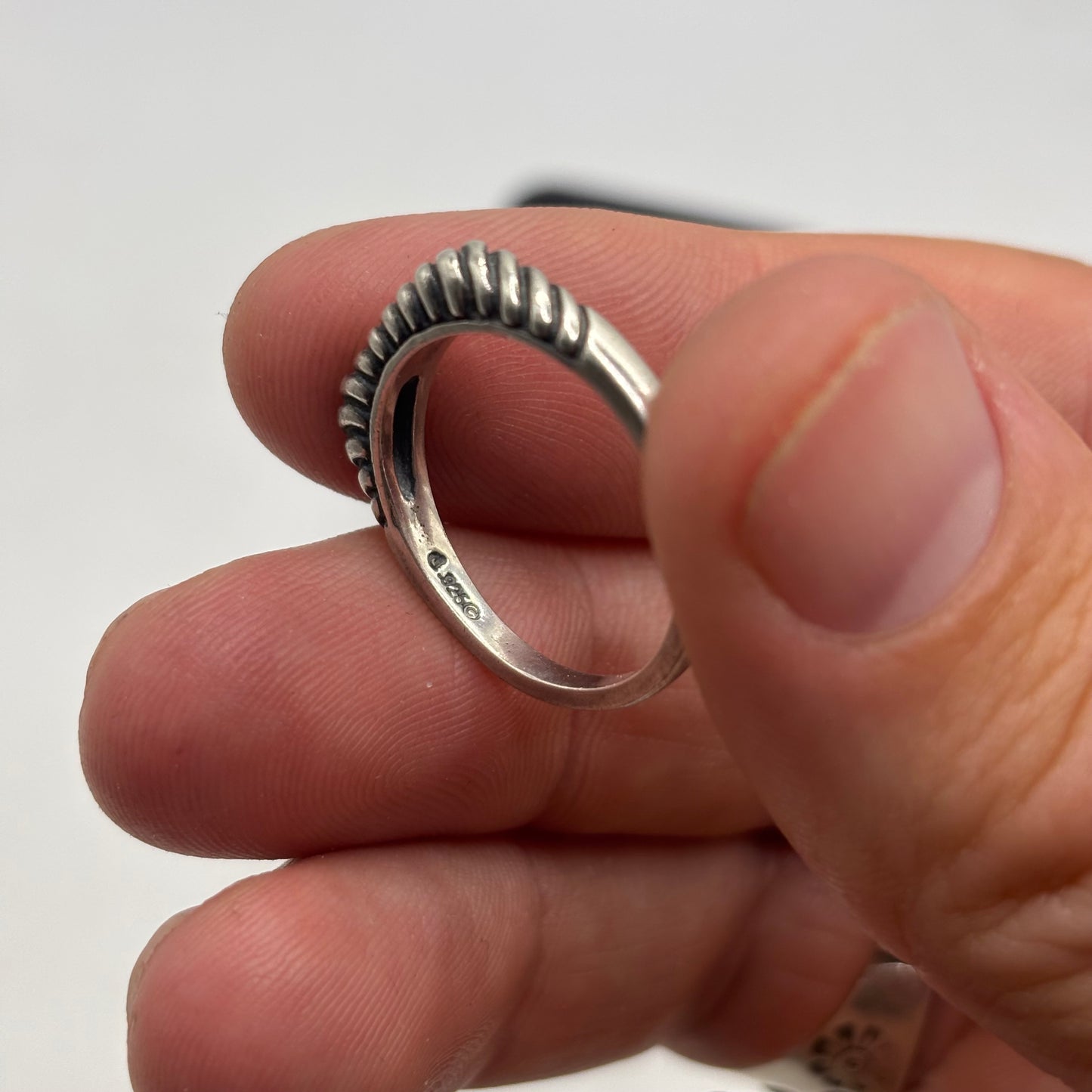 Silver Carolyn Pollack Ring (S 1/2)