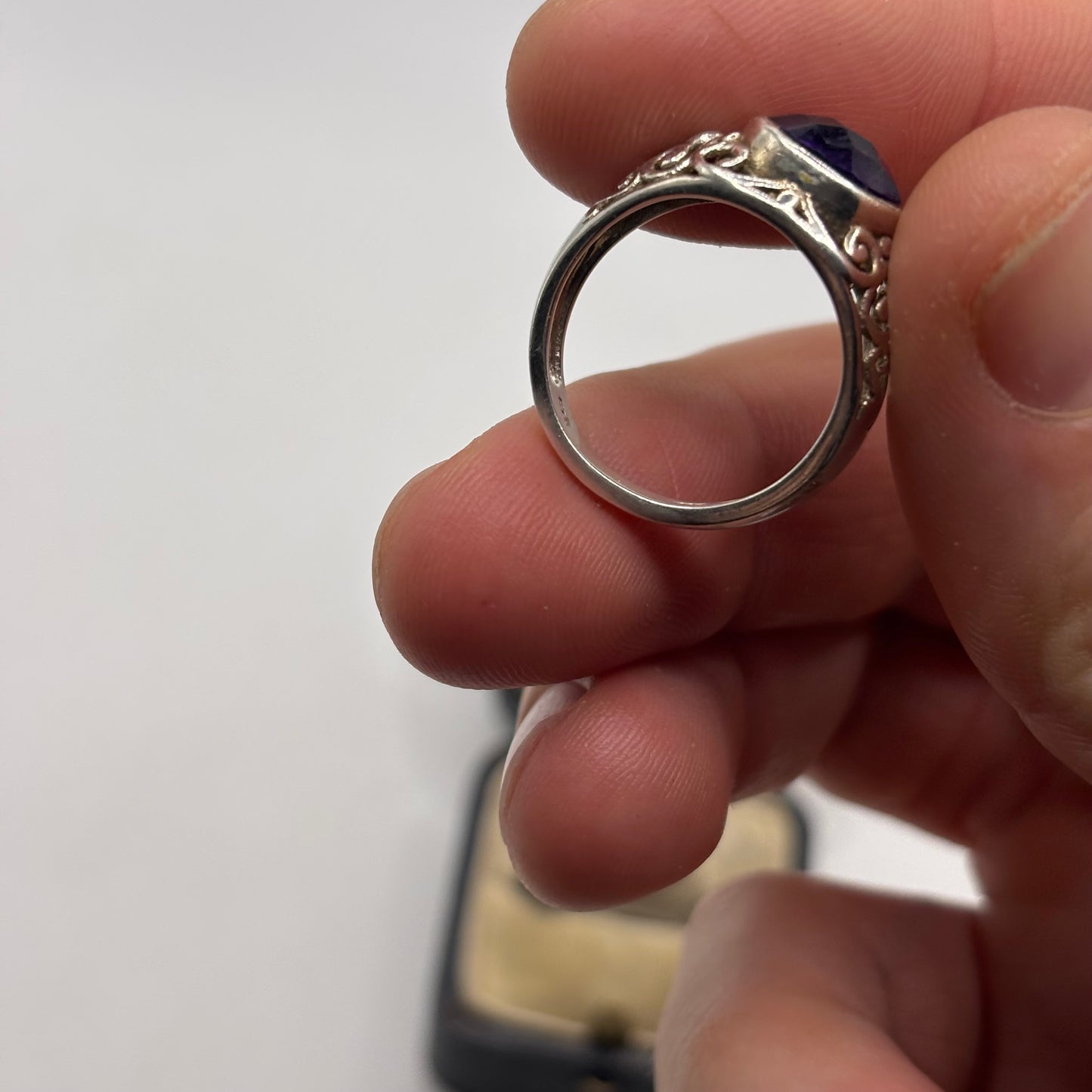 Silver Amethyst Ring