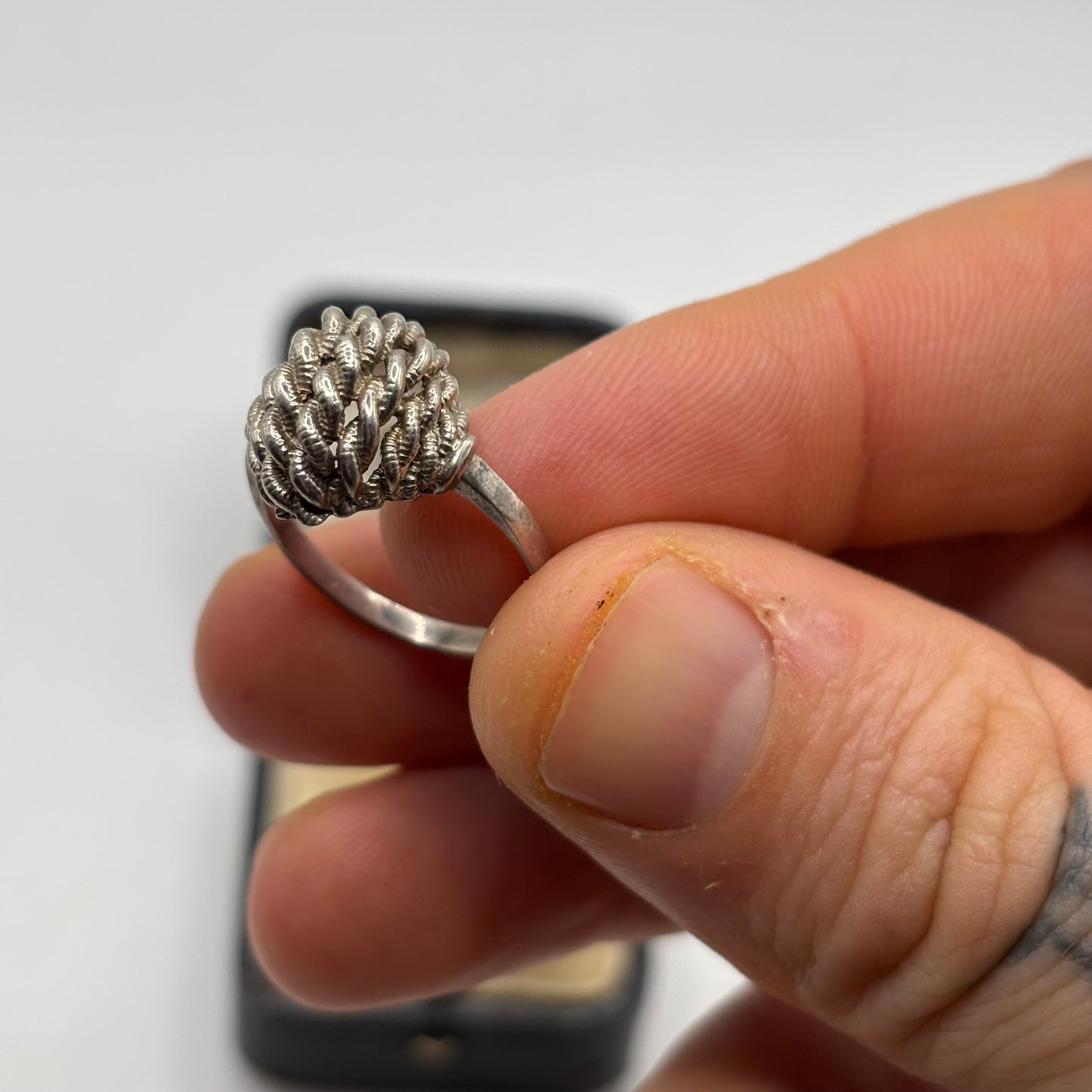 Silver Abstract Ring