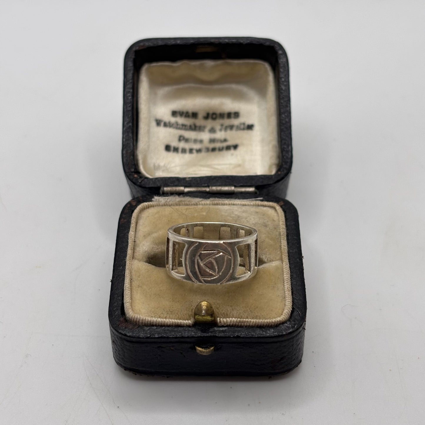 Silver Abstract Band Ring