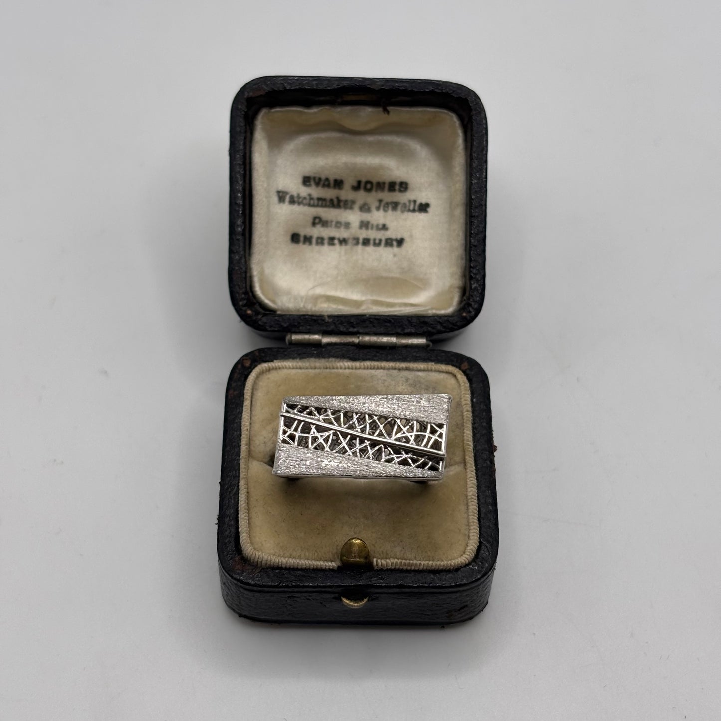 Silver Abstract Ring (N)