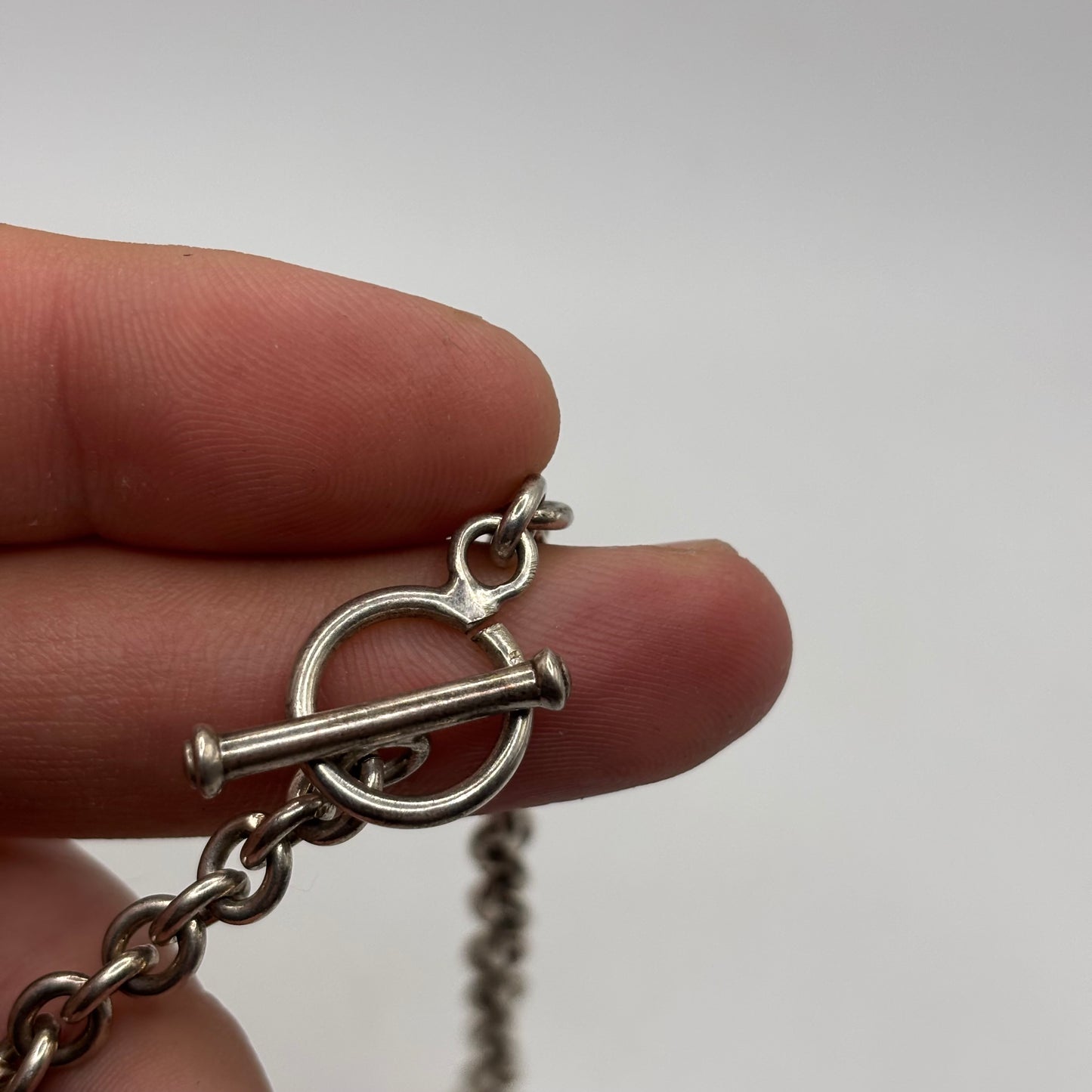 Silver 16” Belcher Chain Necklace