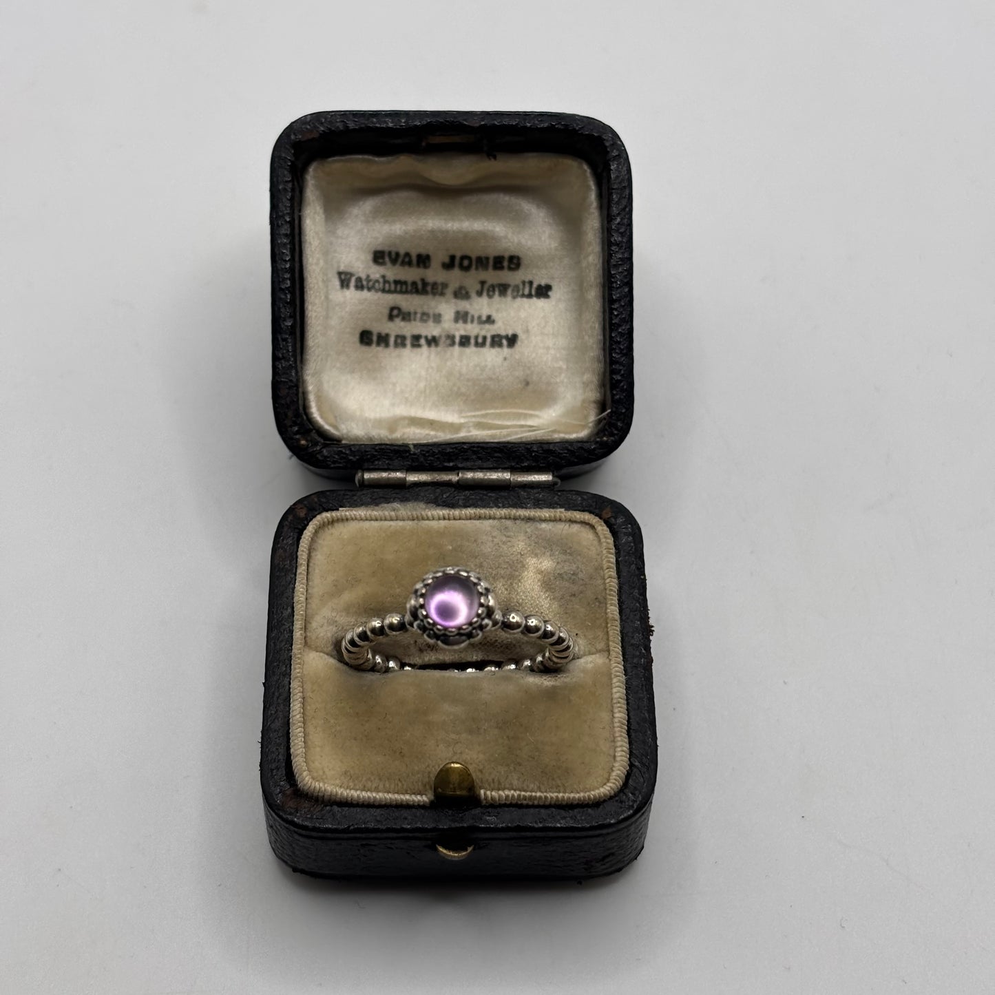 Silver Pandora Amethyst Ring (P)
