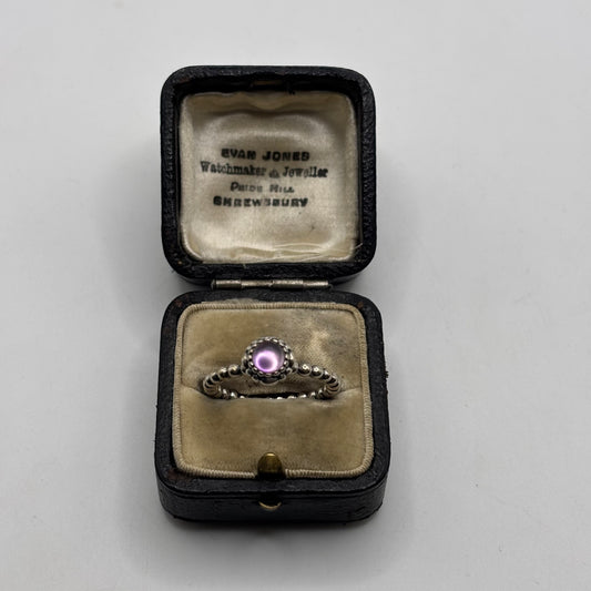 Silver Pandora Amethyst Ring (P)