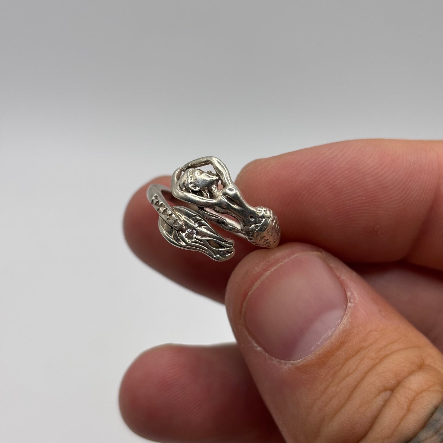 Silver Mermaid Ring (K)
