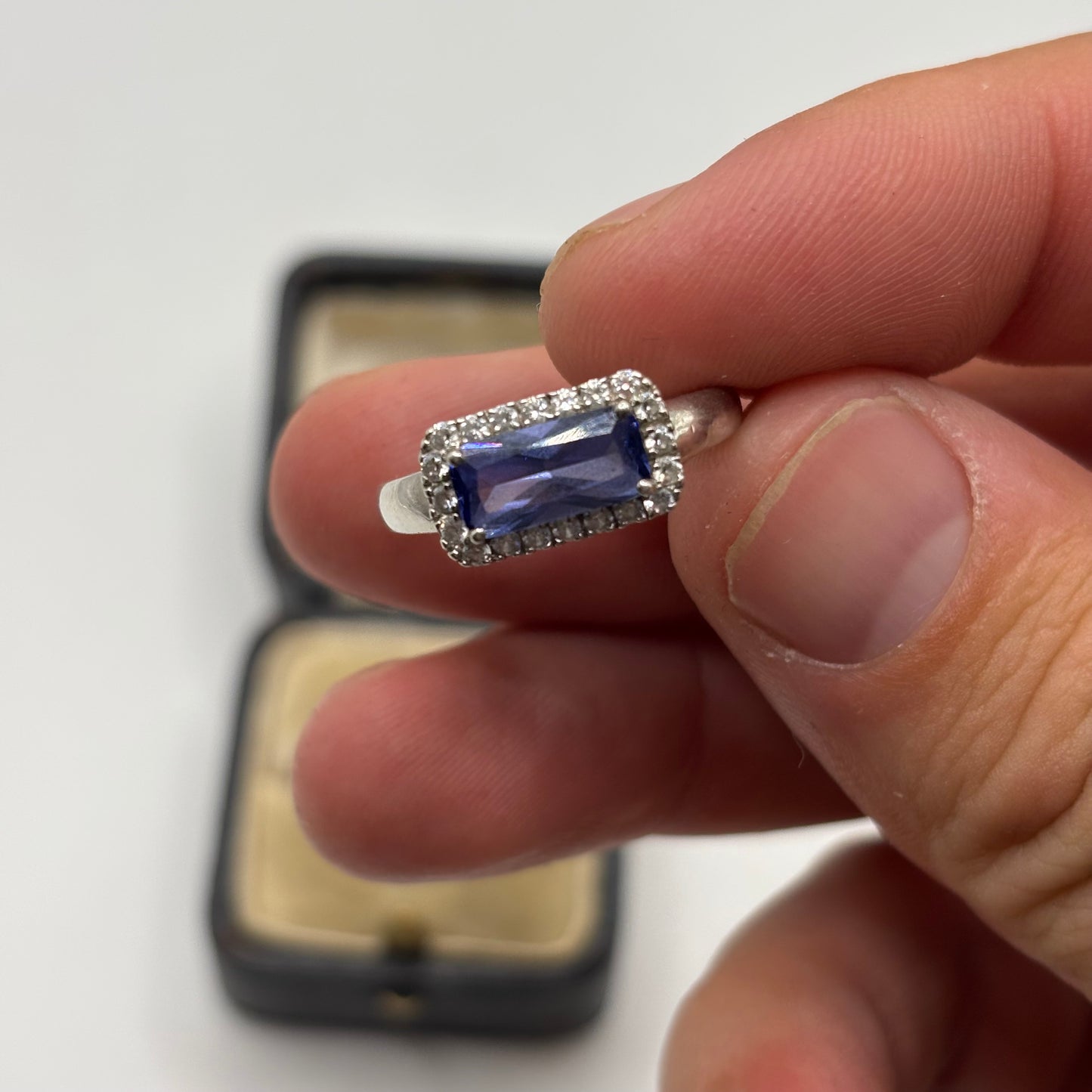 Silver Tanzanite Ring (O)