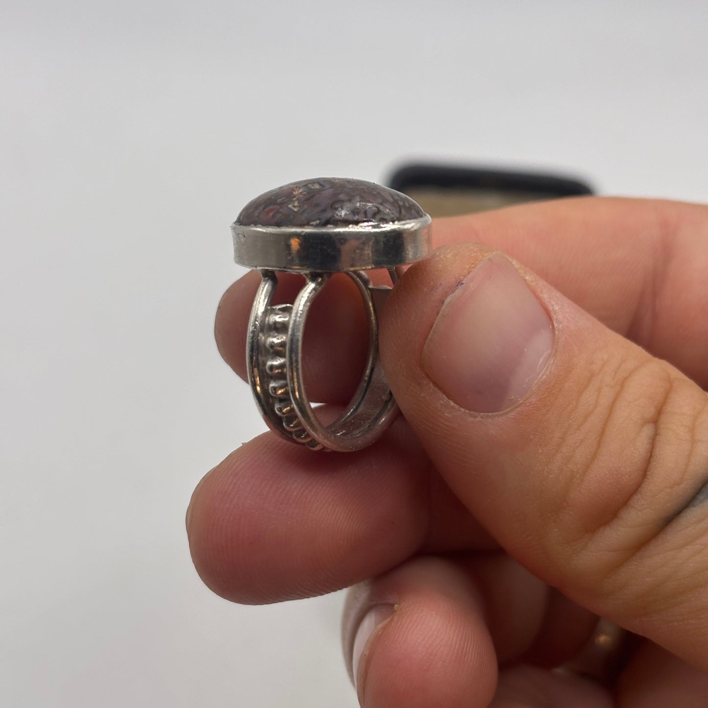 Silver Jasper Ring
