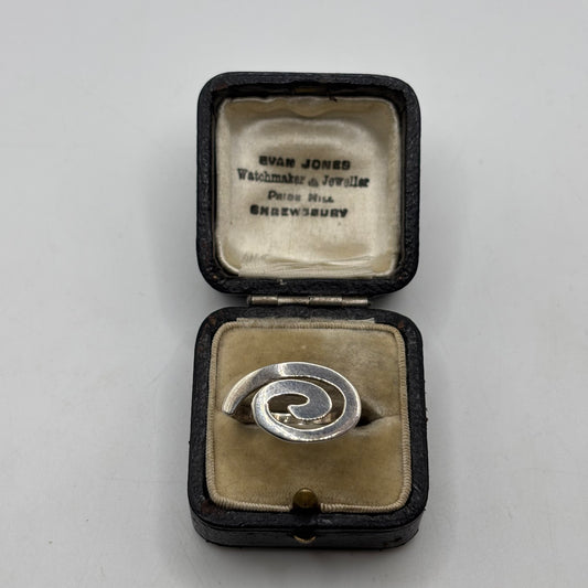 Silver Swirl Ring