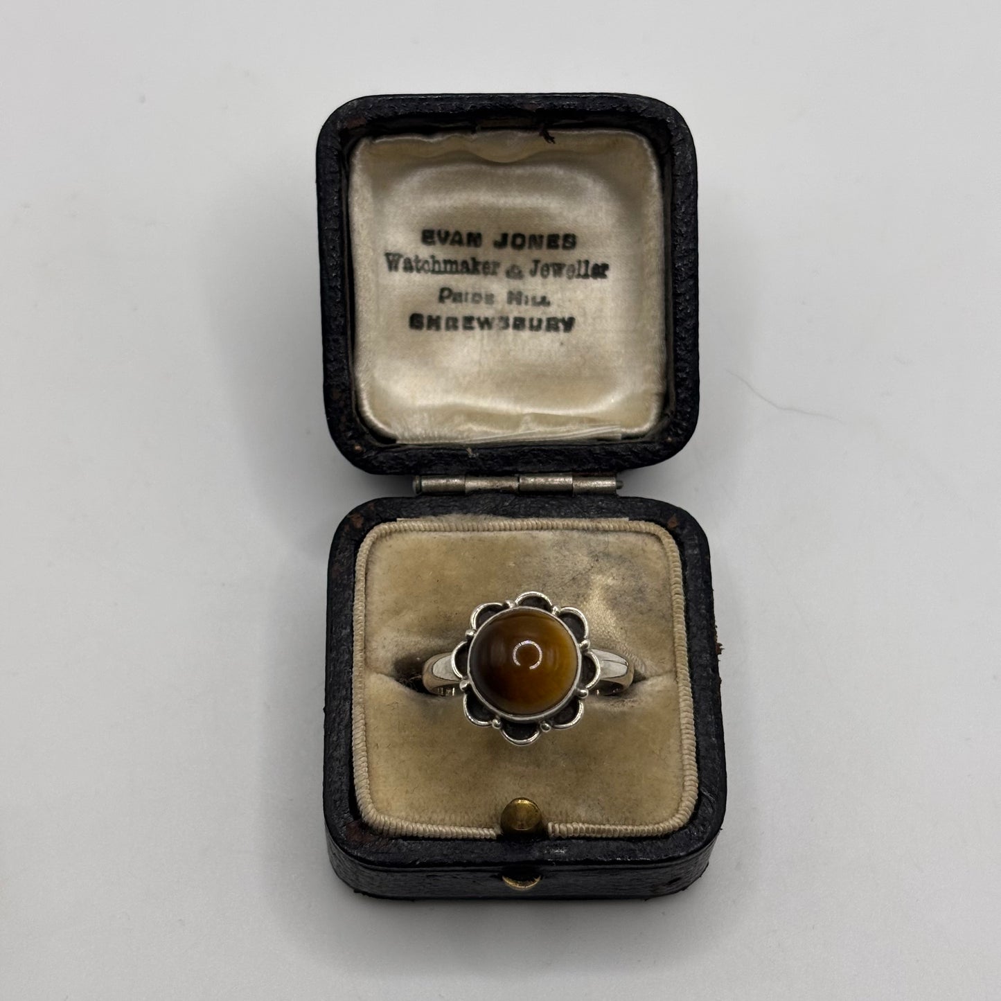 Silver Tigerseye Ring (Q)