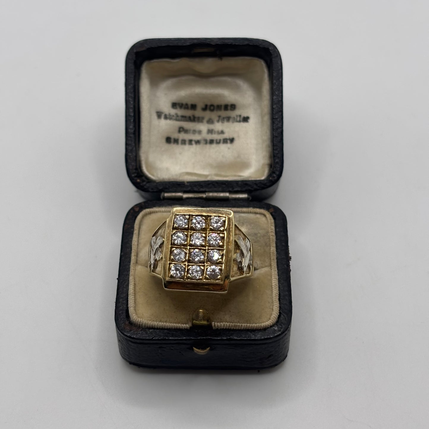 Silver Gold Plated CZ Ring (W)