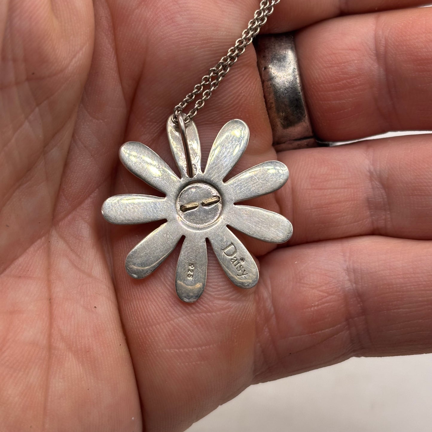Silver 16” Daisy Necklace
