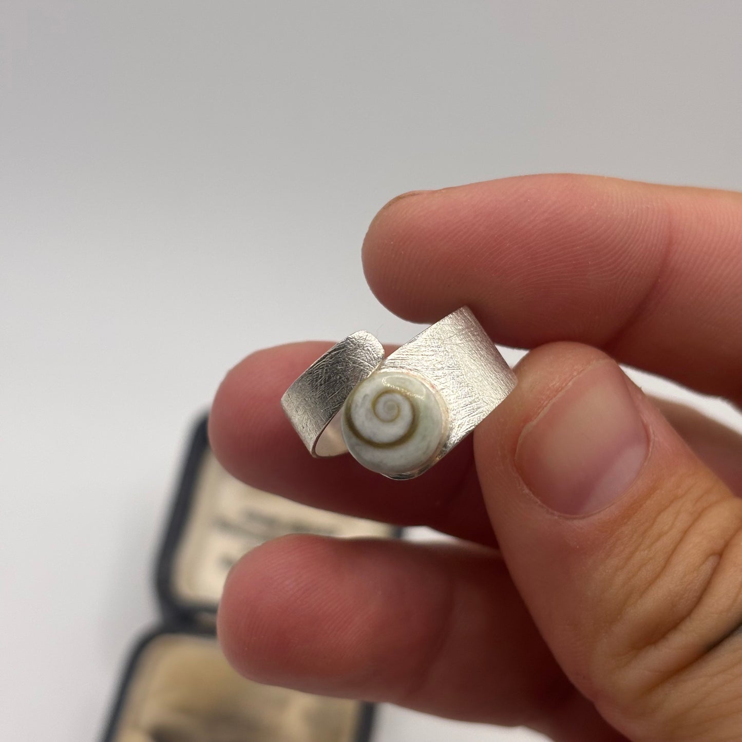 Silver Shell Ring (S)