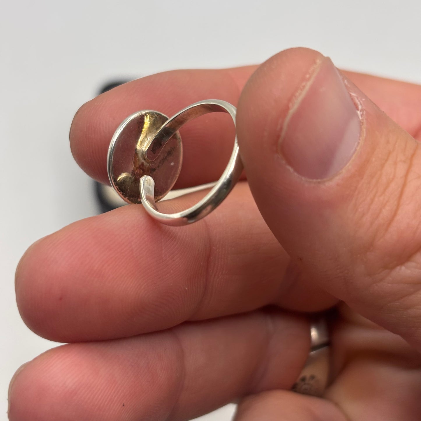 Silver Abstract Ring (P)