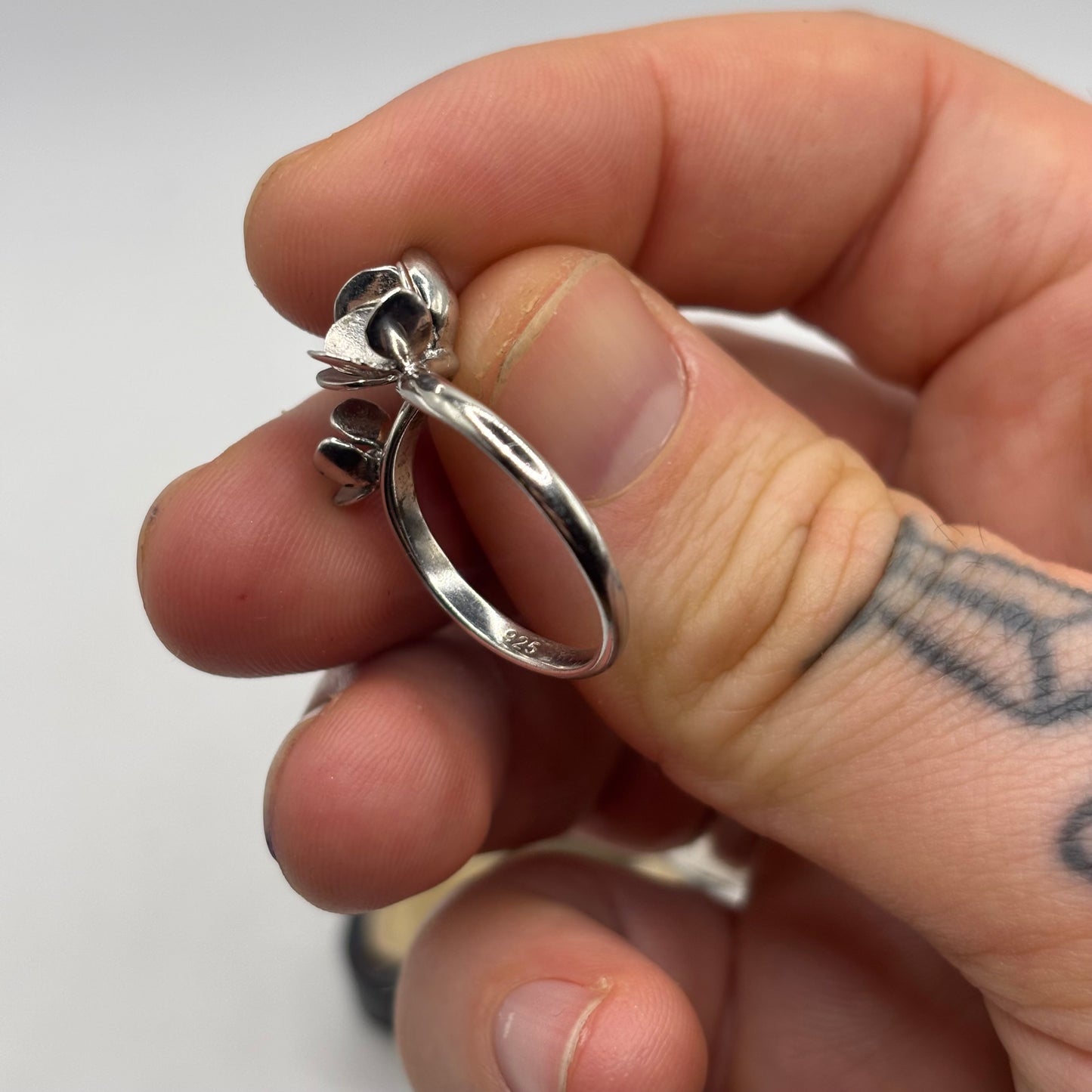 Silver Flower Ring