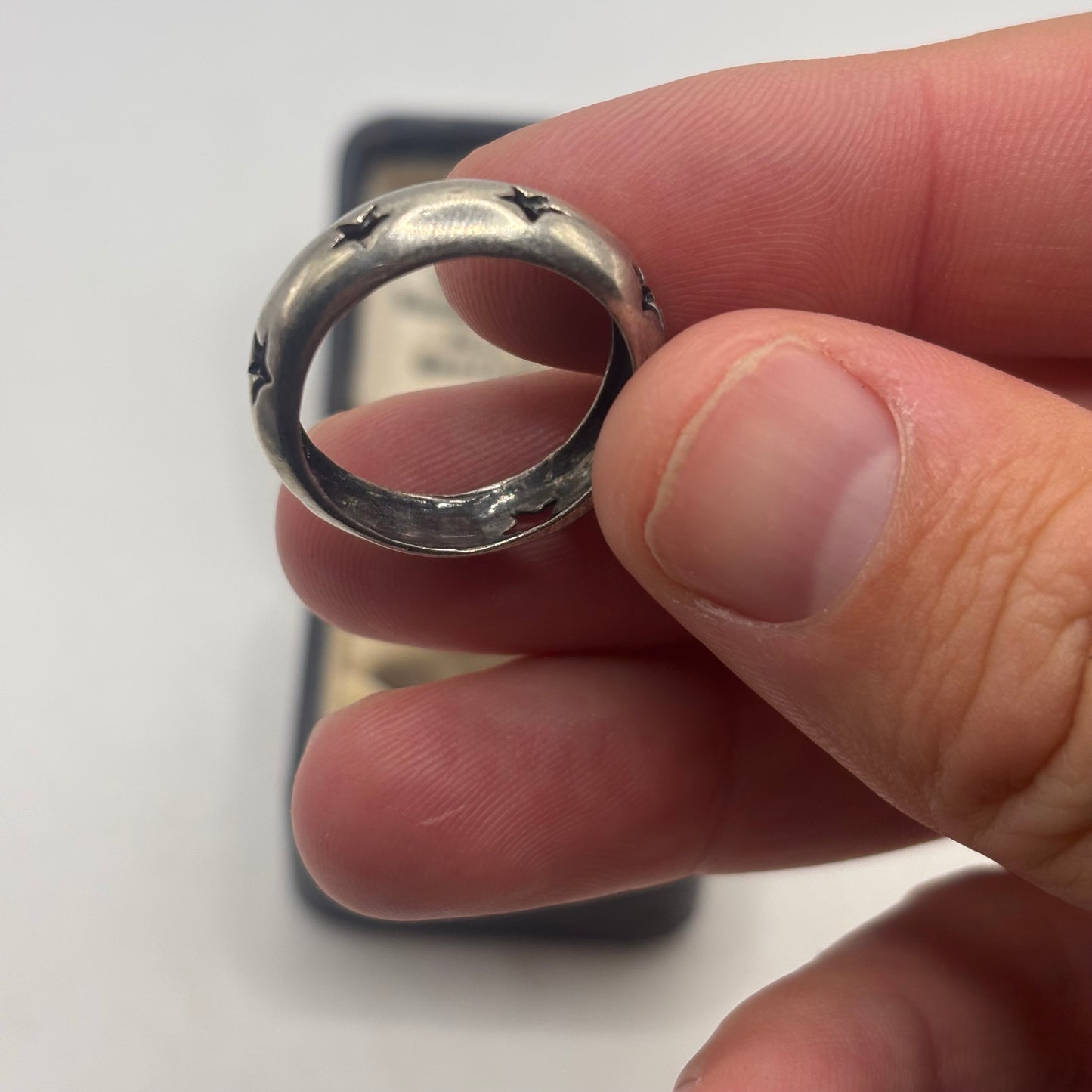 Silver Star Band Ring (R)