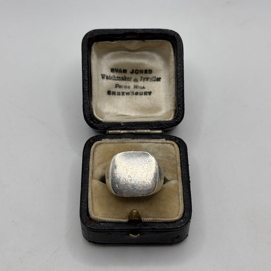 Silver Heavy Signet Ring