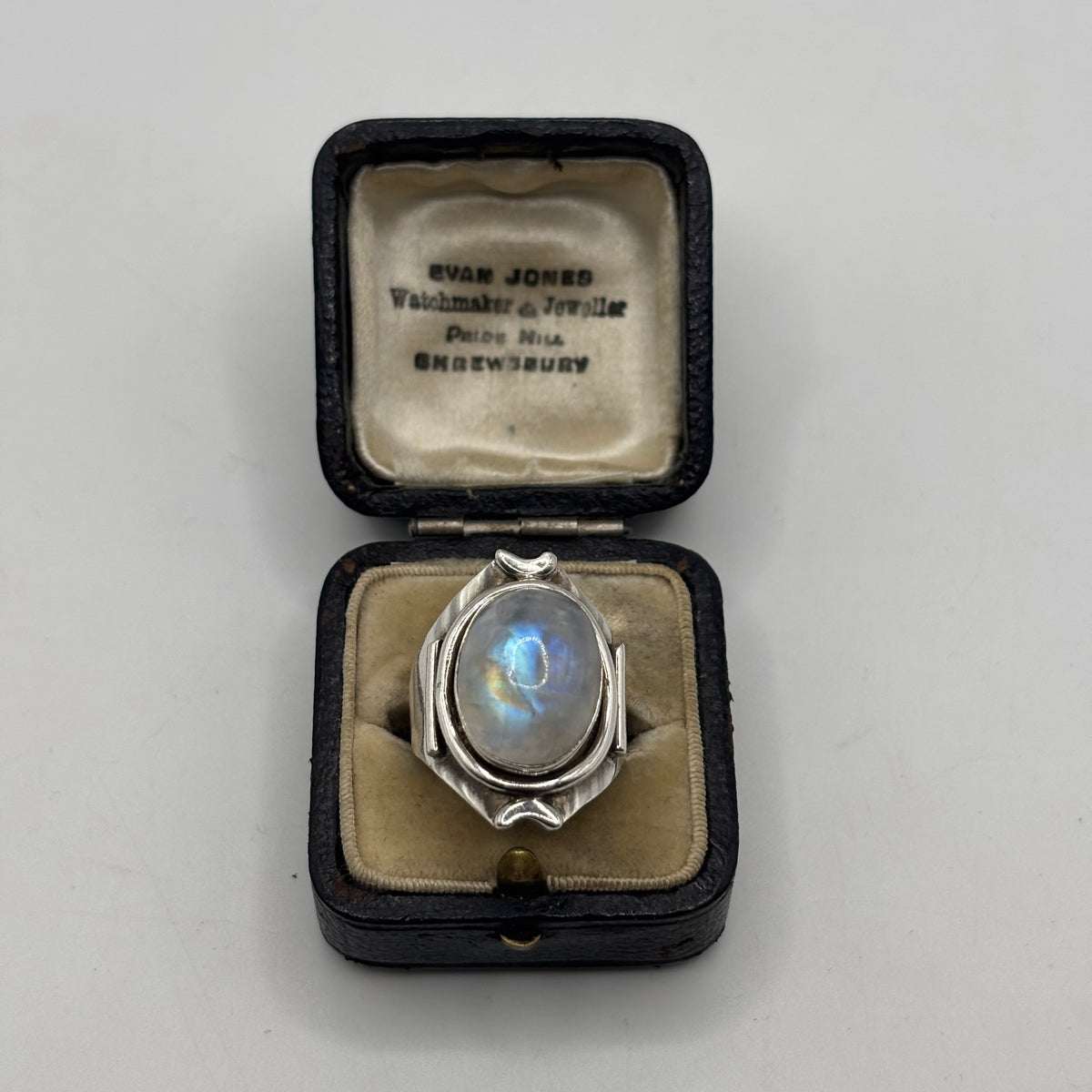 Silver Moonstone Ring (Q)