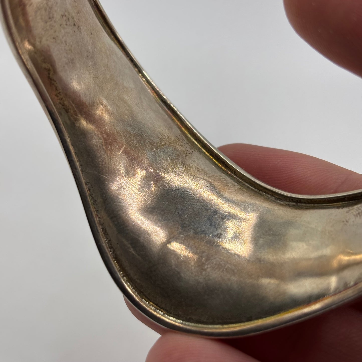 Silver Abstract Bangle