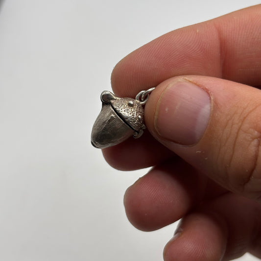 Silver Novelty Acorn Pendant