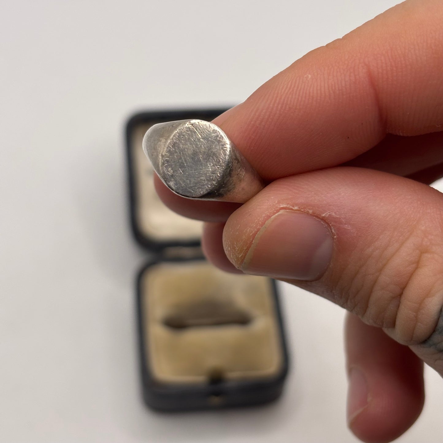 Silver Solid Signet Ring