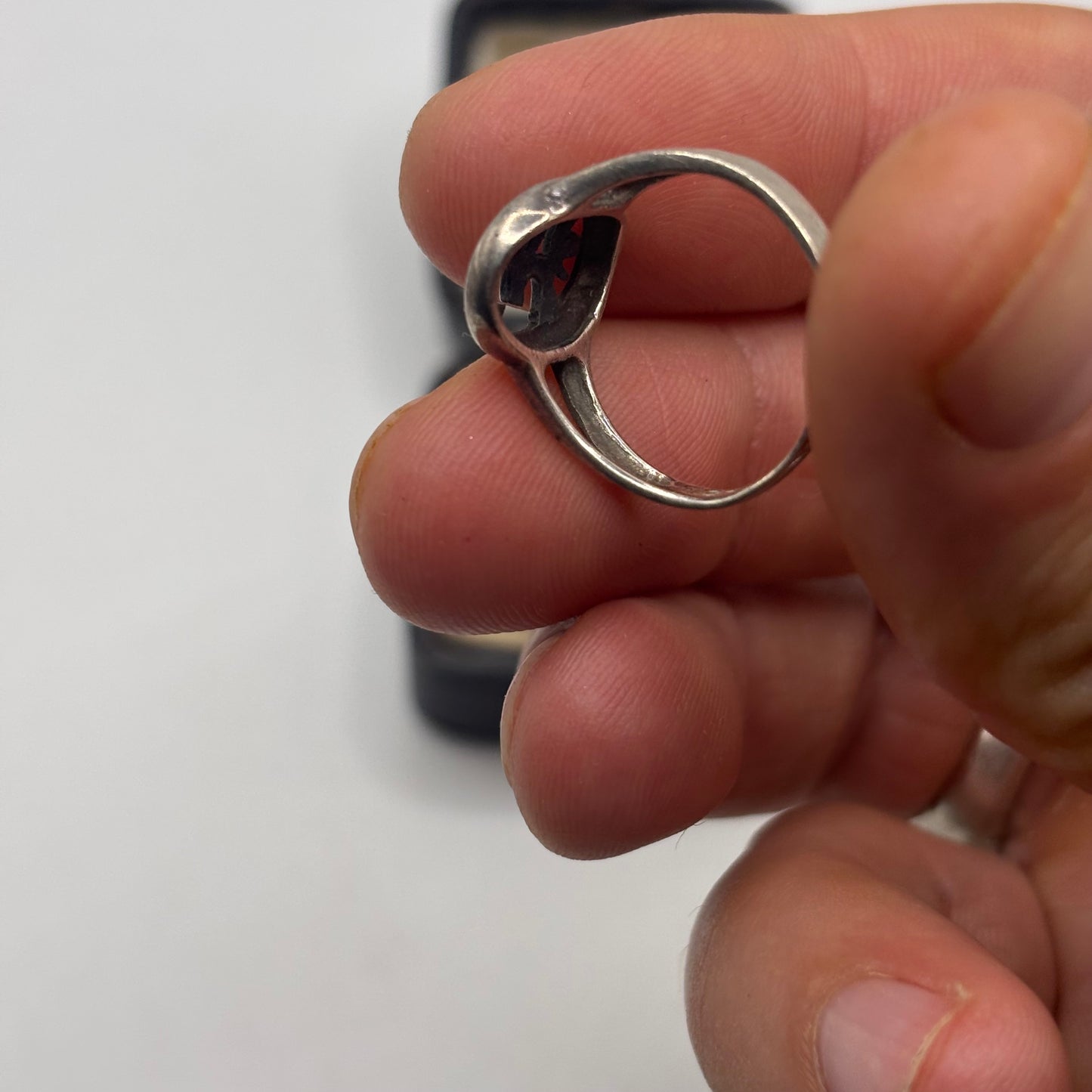 Silver Om Ring