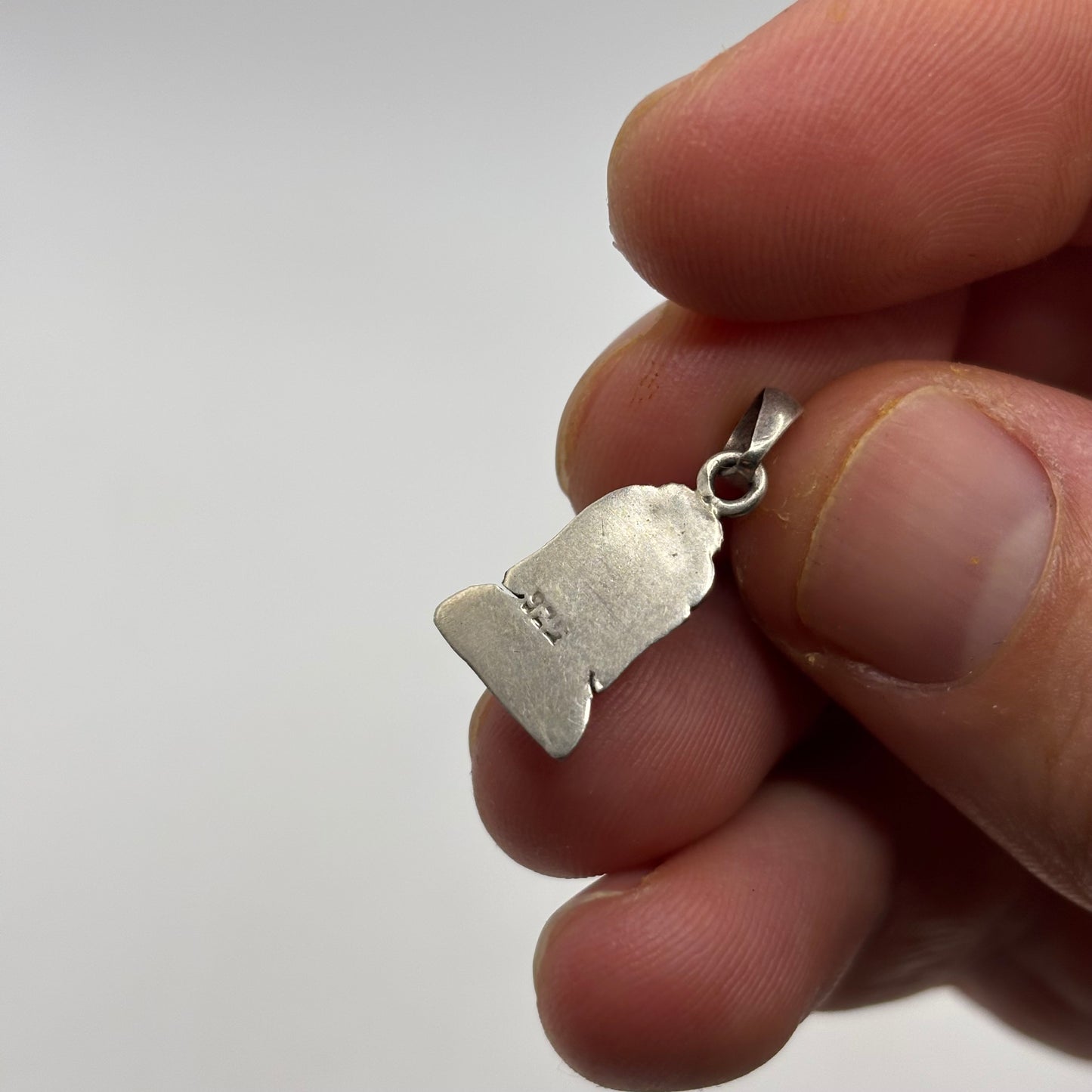 Silver Buddha Pendant