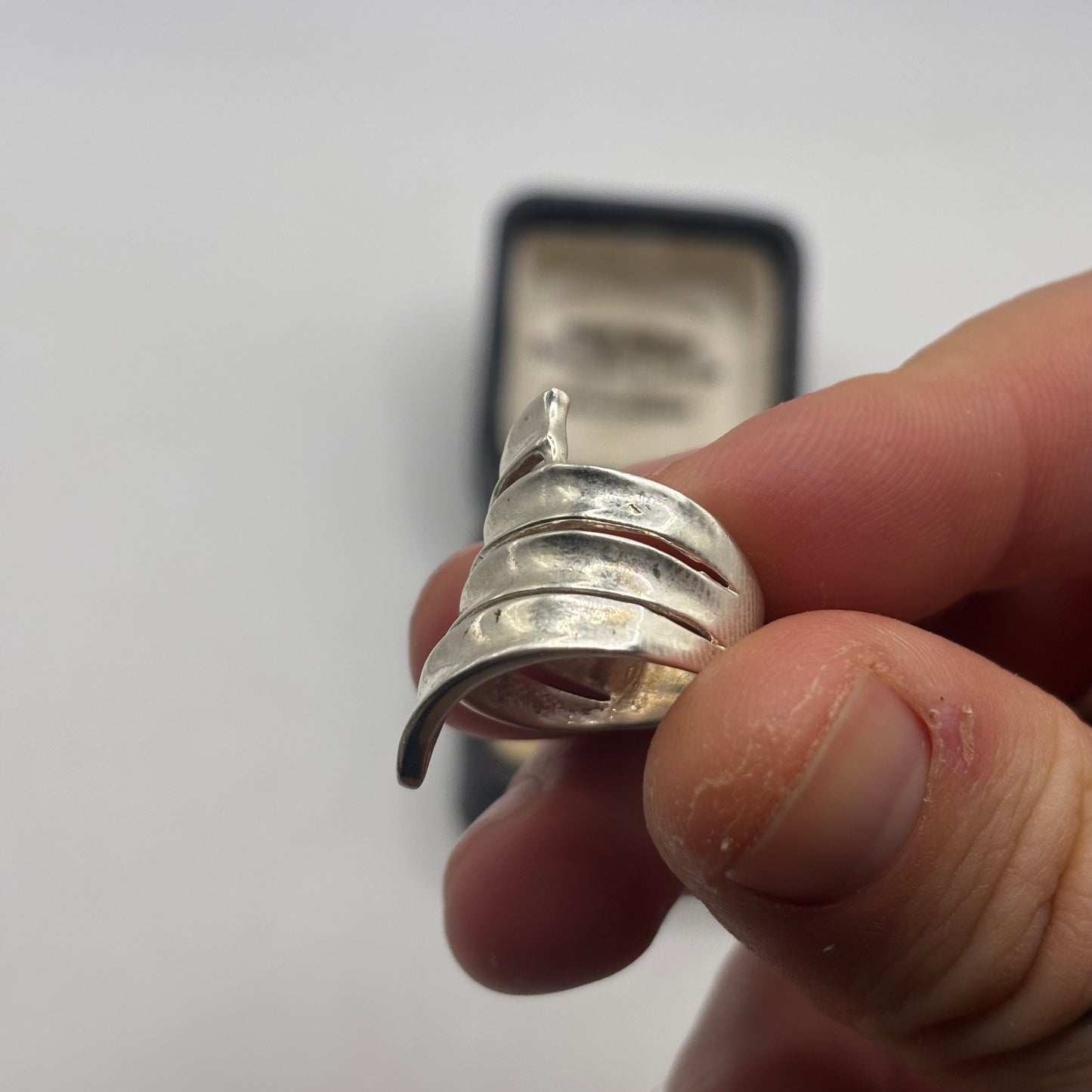 Silver Abstract Ring