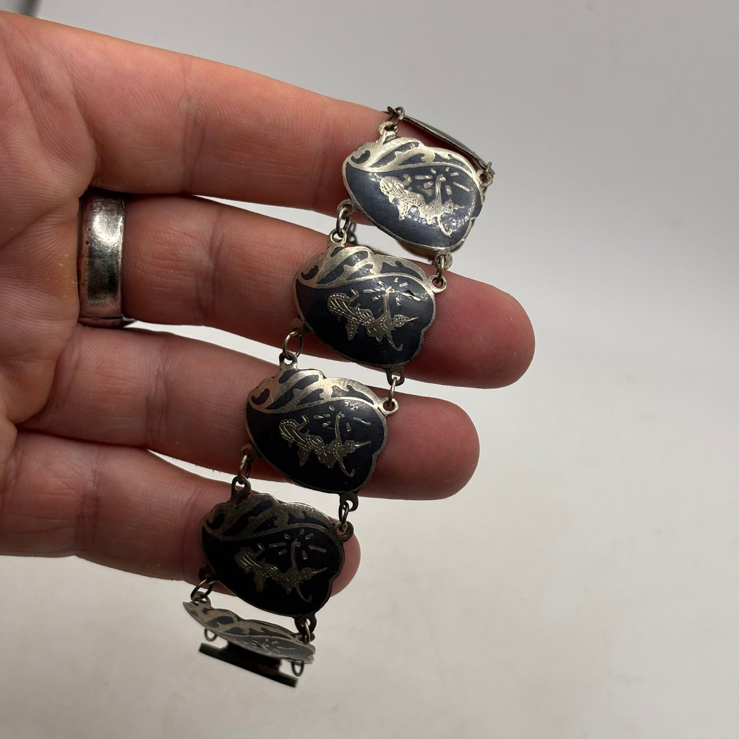 Silver 6.5” Siam Silver Bracelet