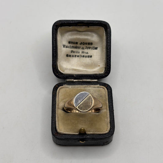 Silver Vintage Gold On Silver Ring (W)