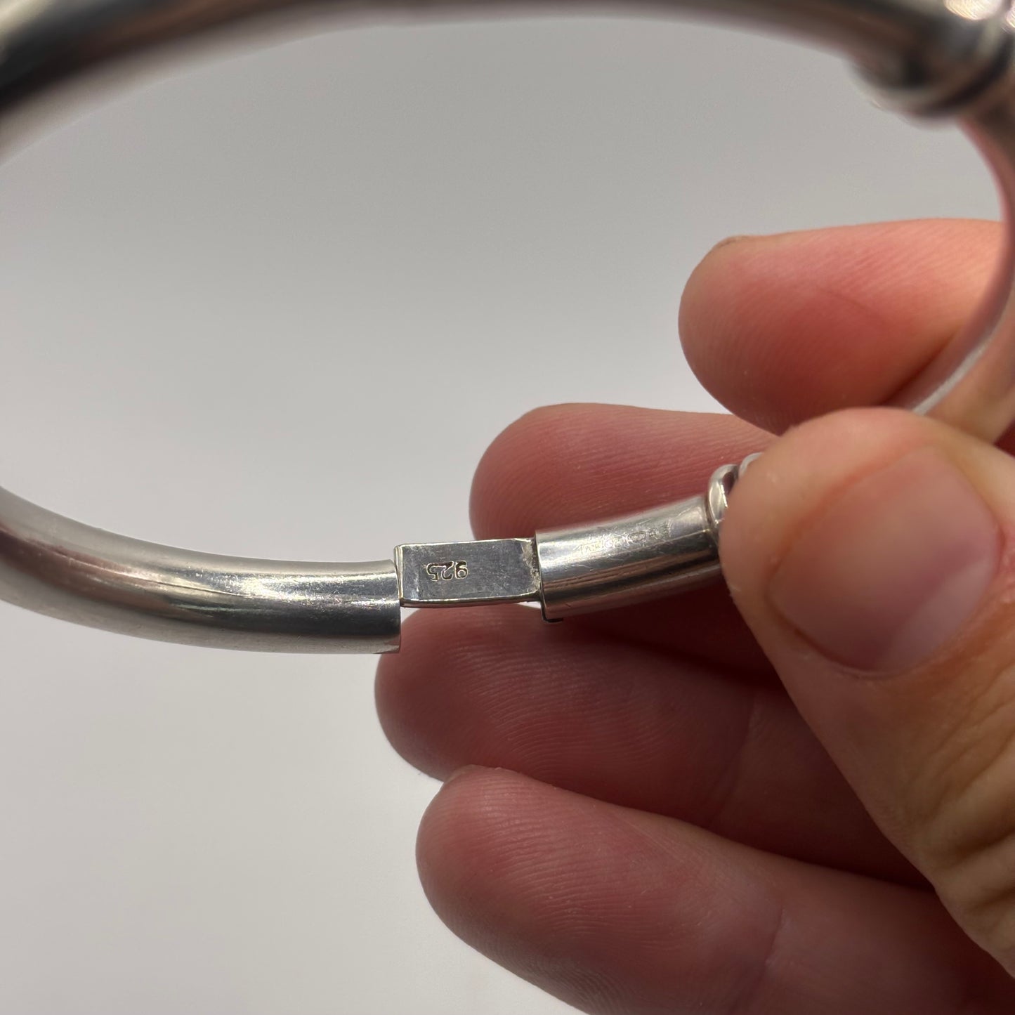 Silver Bangle (60mm)