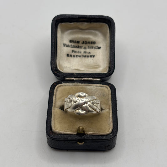 Silver Vintage Puzzle Ring
