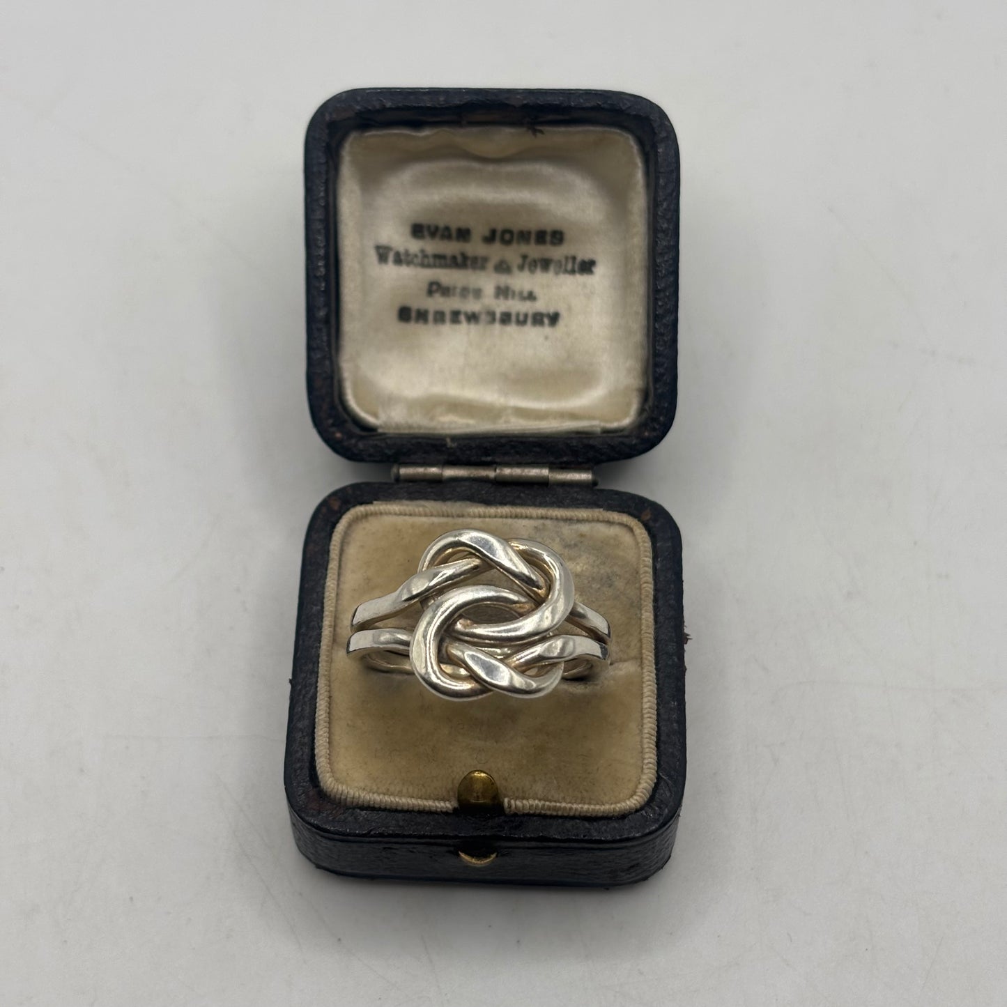 Silver Vintage Double Knot Ring (W)