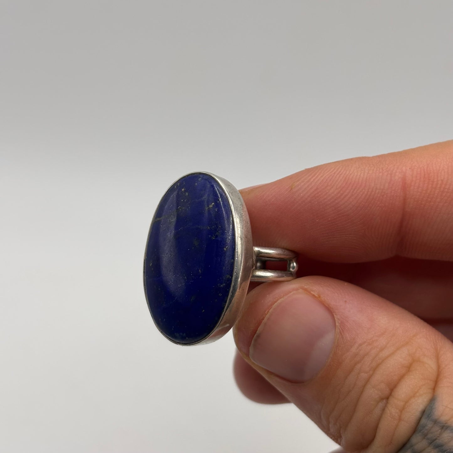 Silver Lapis Ring
