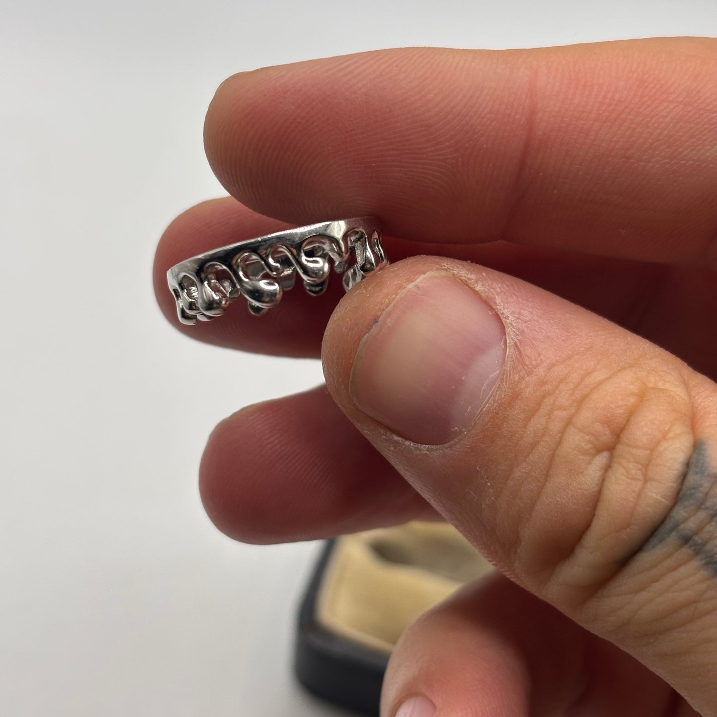 Silver Drip Ring