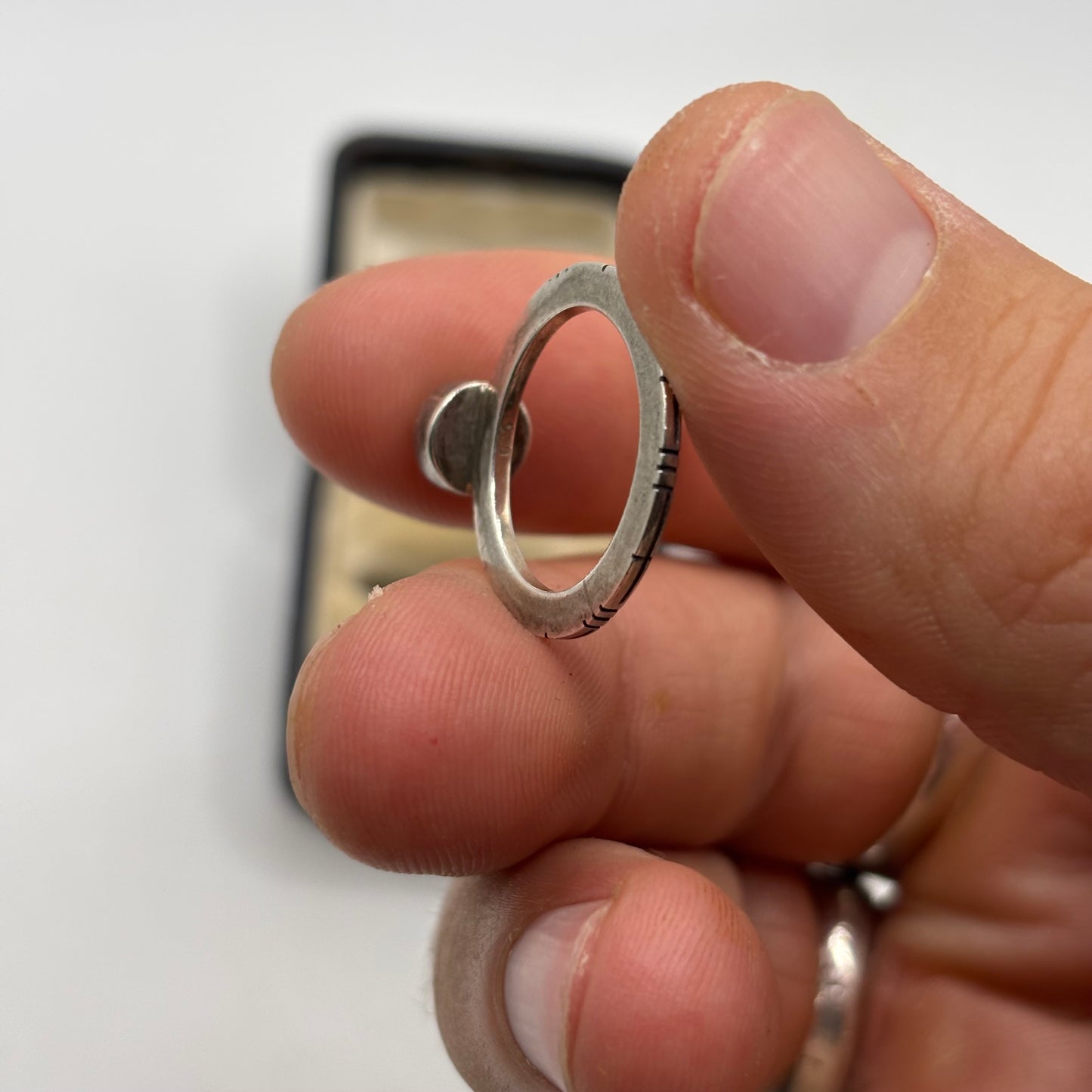 Silver Pearl Ring