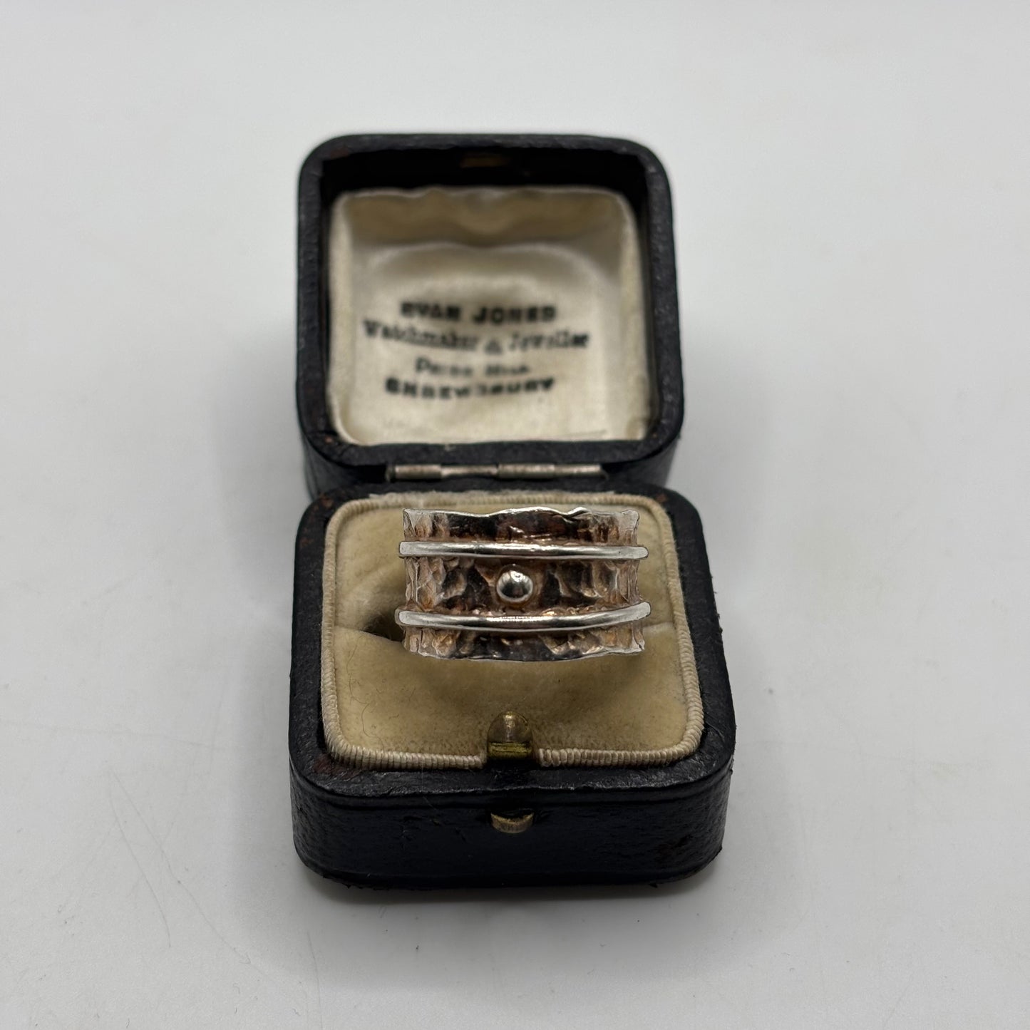 Silver Abstract Band Ring