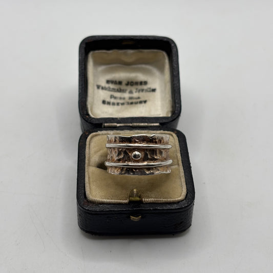 Silver Abstract Band Ring