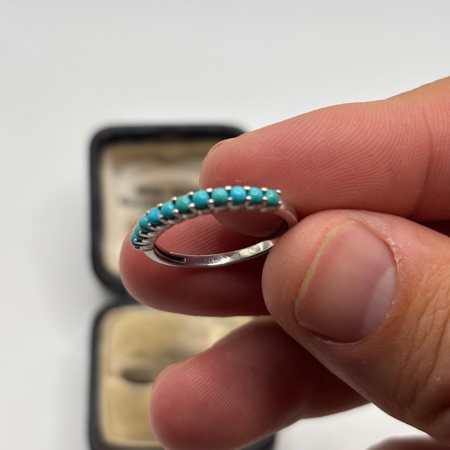 Silver Turquoise Ring (M 1/2)