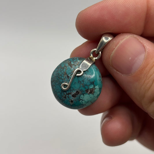 Silver Turquoise Pendant