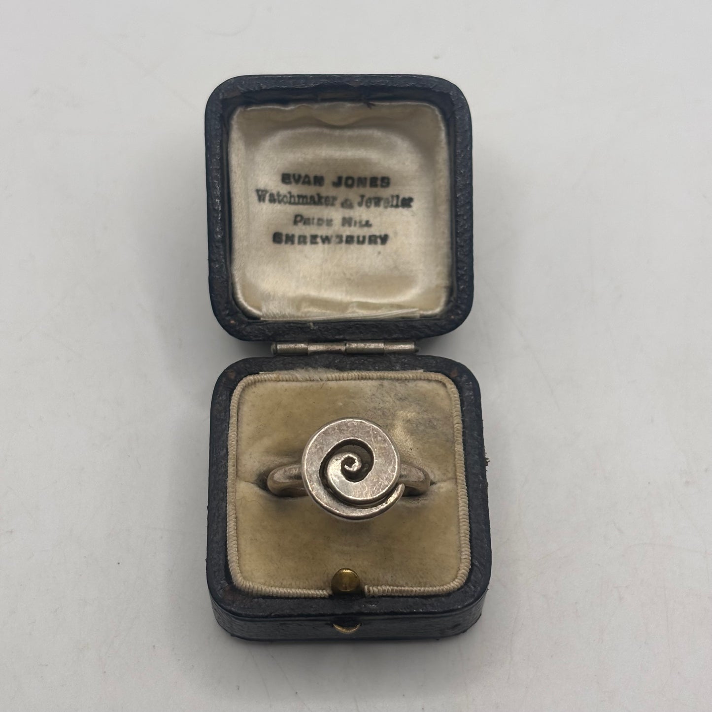 Silver Swirl Ring (L)