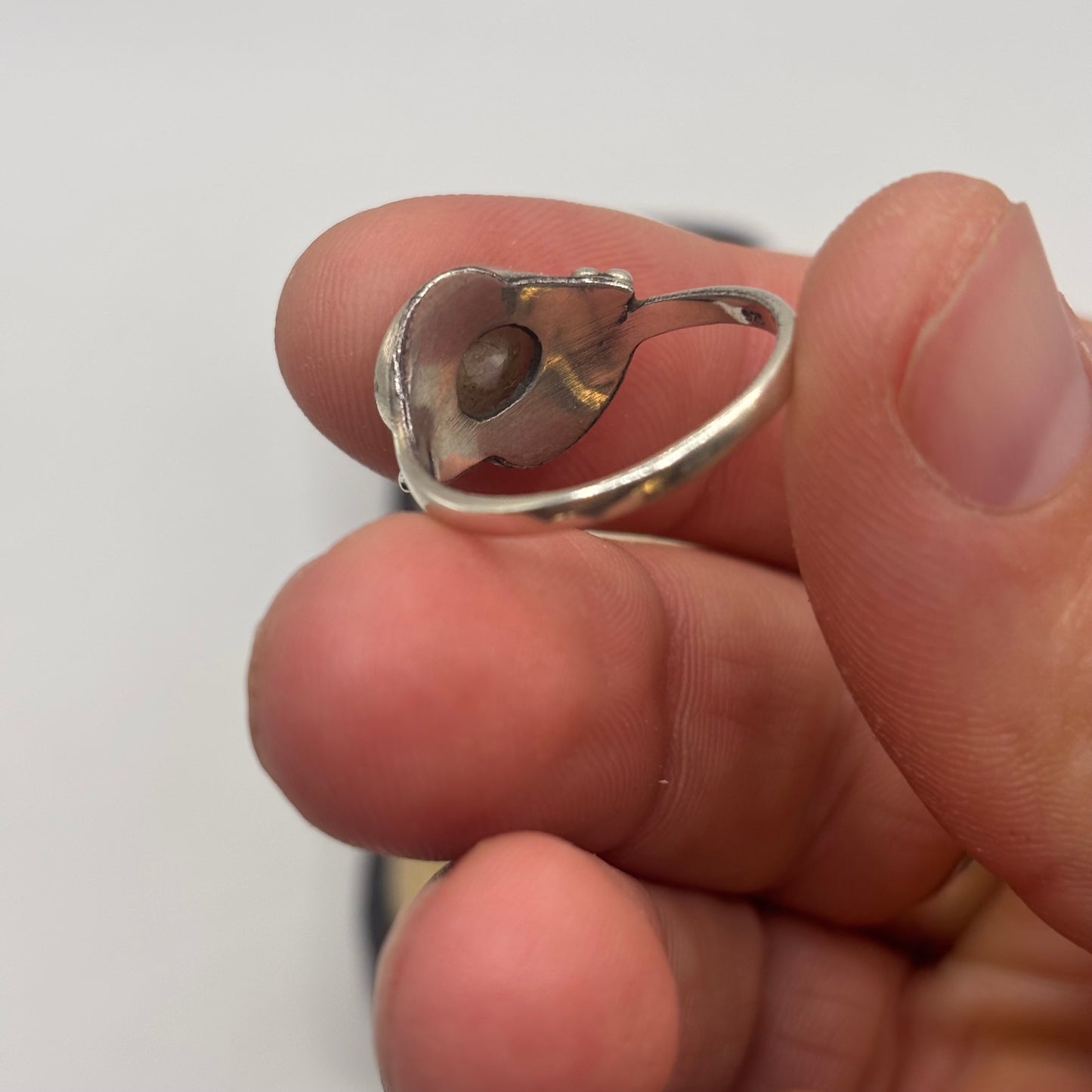 Silver Moonstone Ring (P)