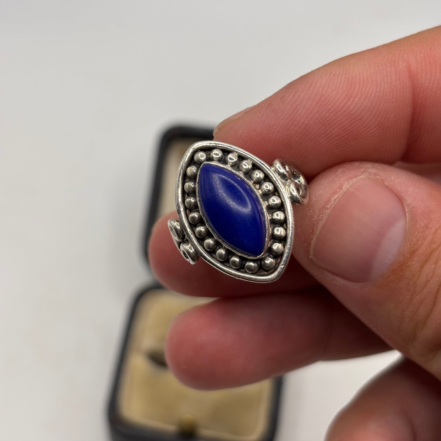 Silver Lapis Ring (N)