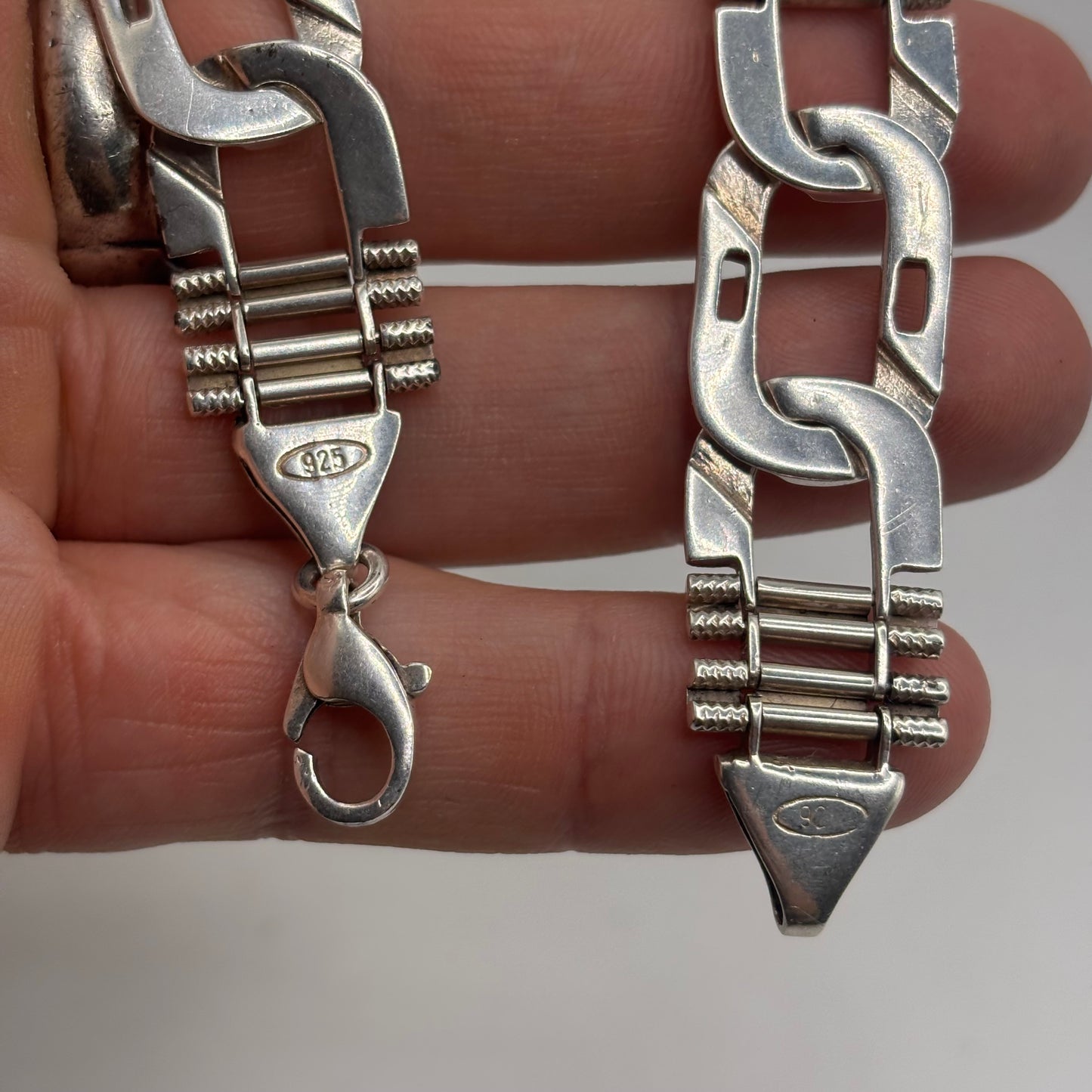Silver 8” Incredible Curb Bracelet